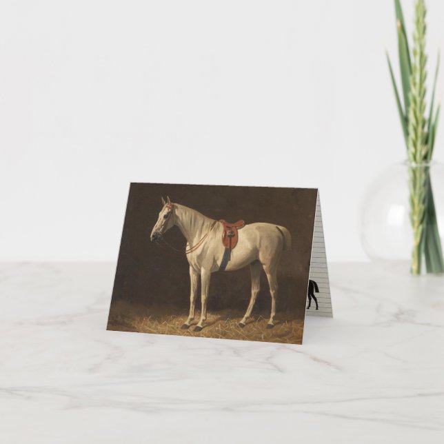 horse stationery holiday card (Front)