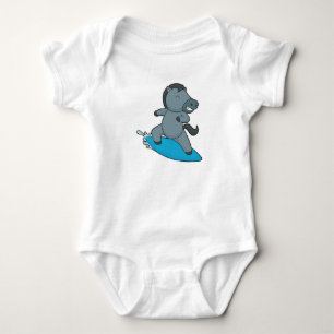 Horse Surfer Water sports Baby Bodysuit