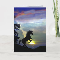 Horse sympathy card