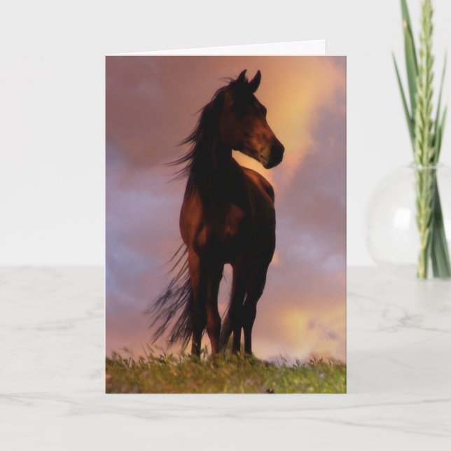 Horse Sympathy Card (Front)