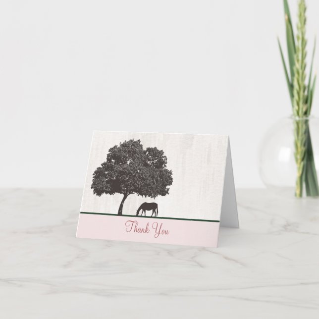Horse Thank You Note Cards (Front)
