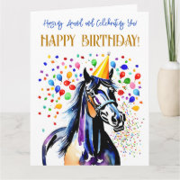 Horse themed birthday party funny elegant