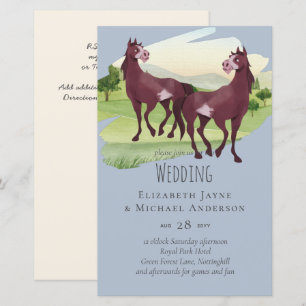 Horse Themed Country Western Rustic Wedding