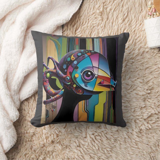 Horse Thief Throw Pillow (Blanket)