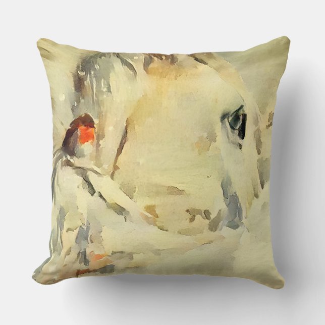 Horse Throw Pillow (Front)