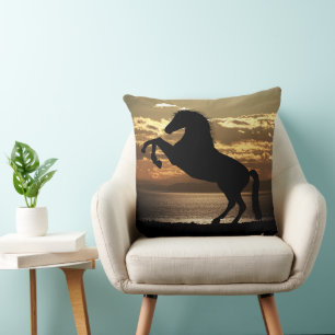 horse throw pillow