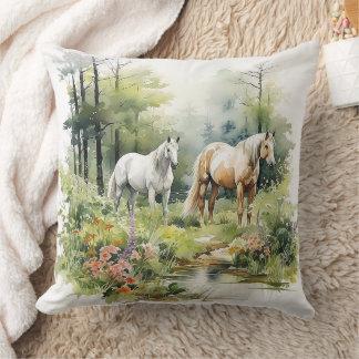 Horse Throw Pillow