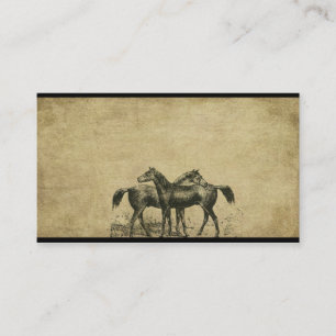 Horse To Horse- Prim Biz Cards