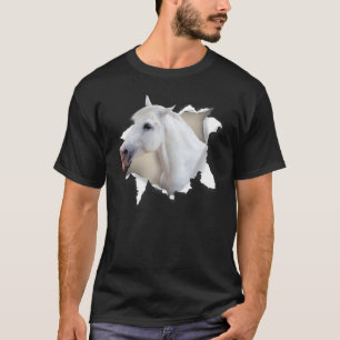 Horse Torn Cloth Horse For Girls Boys Women Men T-Shirt
