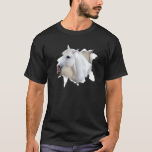 Horse Torn Cloth  Horse  For Girls Boys Women Men T-Shirt