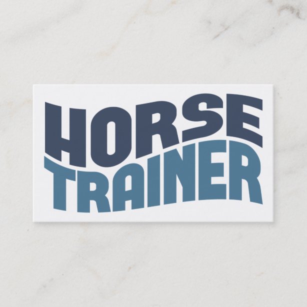 Horse Training Business Cards & Profile Cards Zazzle CA