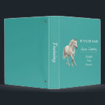 Horse Trainer Riding Lessons  Binder<br><div class="desc">This horse trainer binder is perfect for keeping training notes, schedules, and riding plans organized. Designed for equestrian use, it’s great for horse trainers, riding instructors, and lesson programs who want to stay organized while managing their horses and clients. Customize it to fit your needs and keep everything in one...</div>