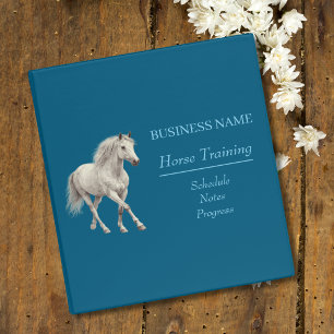 Horse Trainer Riding Lessons Organization Binder