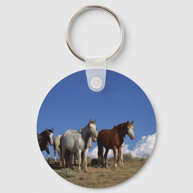 Horse Trio Keychain (Front)