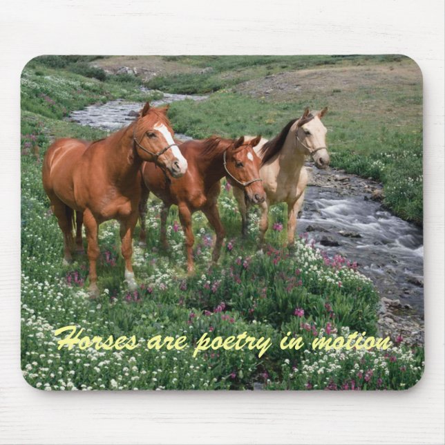Horse Trio Mousepad (Front)