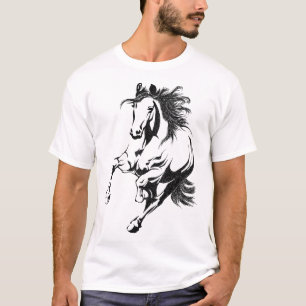 Horse tshirt for girls Lovely Horse For Boys