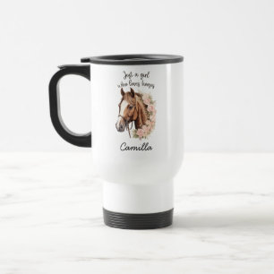 Horse Tumbler Personalized Horse Tumbler with Travel Mug