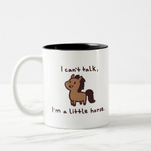 horse Two-Tone coffee mug