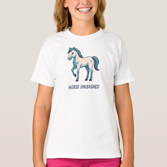 Horse Unleashed: Quotes from the Majestic Steed T-Shirt (Front)