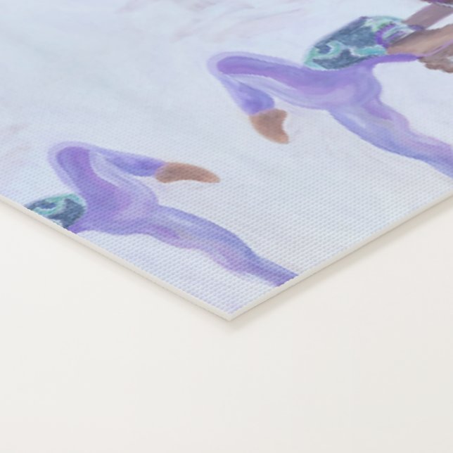 Horse Vaulting  Yoga Mat (Detail)