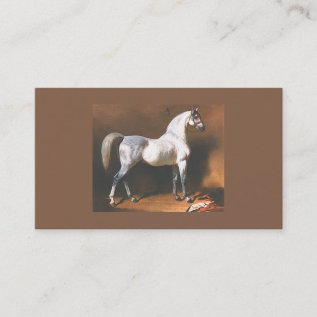 Horse Vintage Business Card (Front)