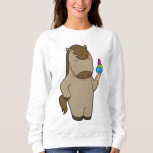 Horse Waffle ice cream Sweatshirt