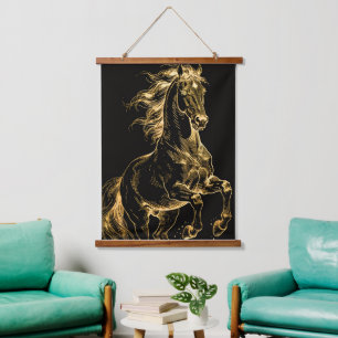 horse wall hanging tapestry animals horses