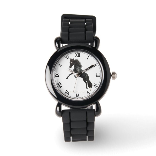 HORSE WARMBLOOD - BLACK JACK - DH WATCH (Front)