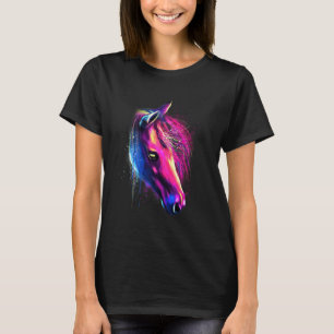 Horse Watercolor Painting Arts T-Shirt