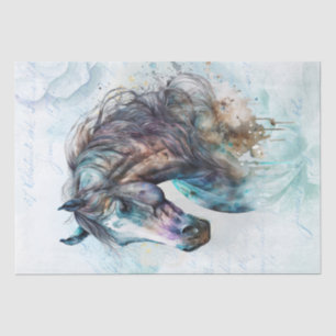 Horse Watercolor Tissue Paper