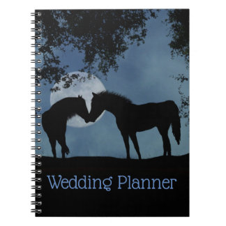 Horse Wedding Planner Journal Notebook