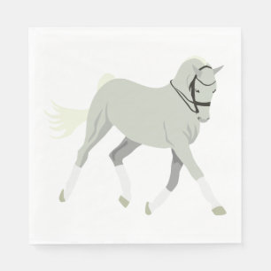 Horse Western Cowboy Equestrian Cowgirl Farm Napkin