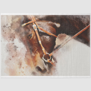 Horse Western Decoupage Art Tissue Paper