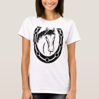 Horse Western Horseshoe Equestrian Cowgirl Farm