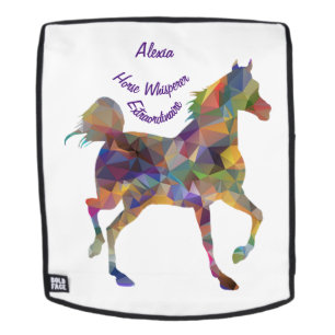 Horse Whisperer I Love Horses Personalize Name Backpack
