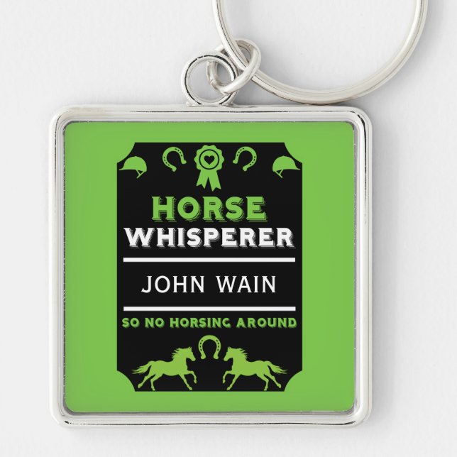 Horse Whisperer Keychain (Front)