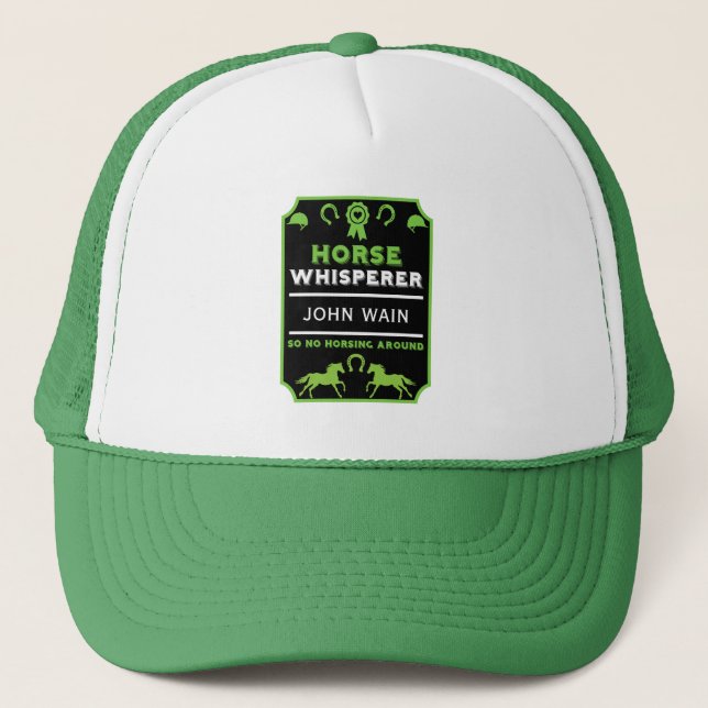 Horse Whisperer Trucker Hat (Front)