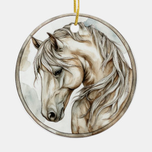 Horse Wild Tame and Timeless Collection Ceramic Ornament