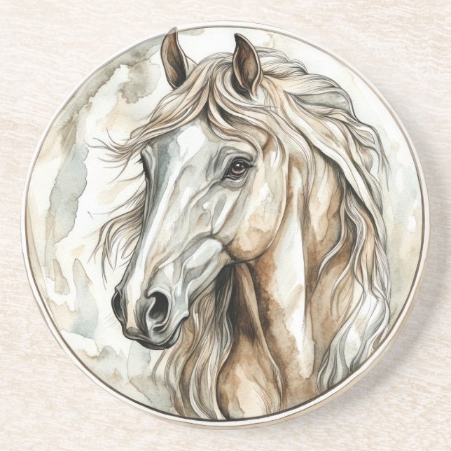 Horse Wild Tame and Timeless Collection Coaster (Front)