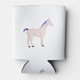 Horse With a Blue Mane Can Cooler