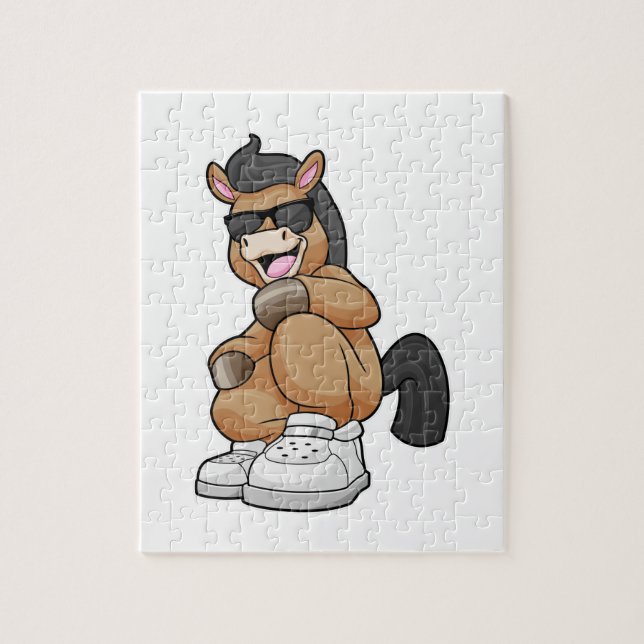 Horse with big Shoes Jigsaw Puzzle (Vertical)