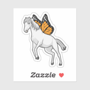 Horse with Butterfly