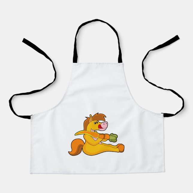 Horse with Carrot Apron (Front)