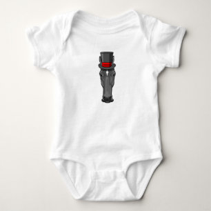 Horse with Cylinder Baby Bodysuit