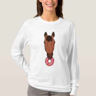 Horse with Donut T-Shirt