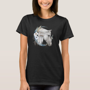 Horse With Flowers Horseback Riding Horse Owner 1 T-Shirt