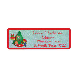 Horse With Gifts and Stick Horse Cowgirl  Label