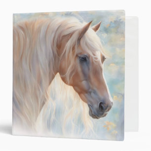 Horse with Long Mane Beautiful Binder