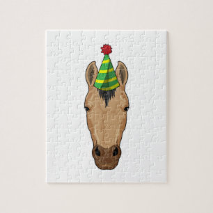 Horse with Party hat Jigsaw Puzzle