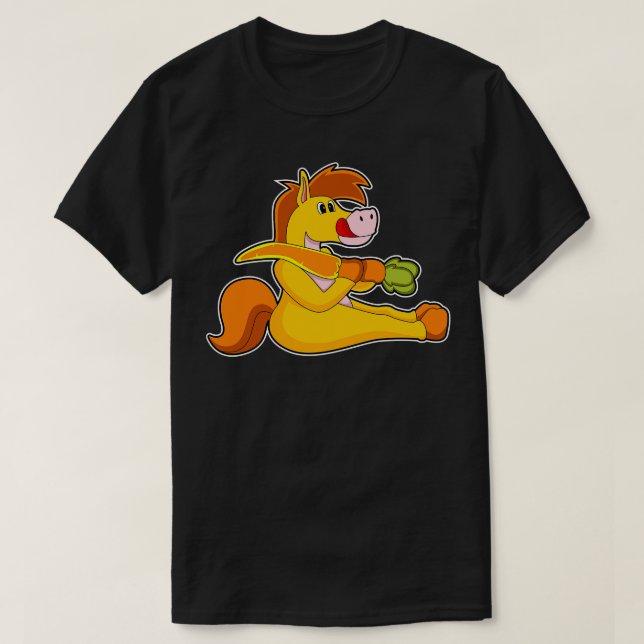 Horse with rot T-Shirt (Design Front)